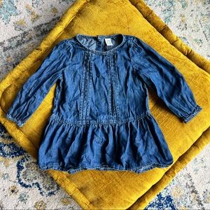 **Moving Sale** GAP BabyGAP 1969 Toddler Girl Denim Long Sleeve Dress Tunic
